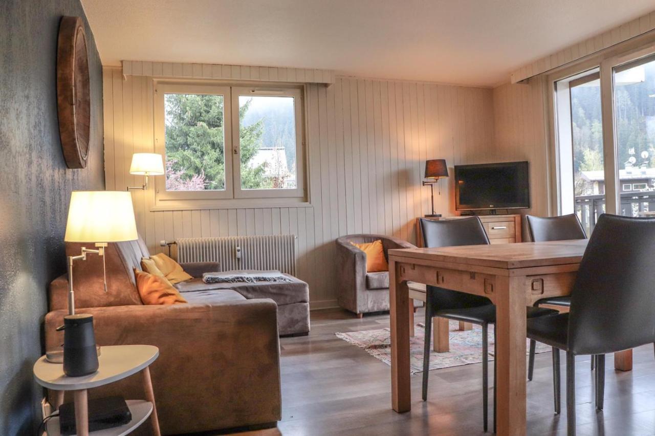 Appartement Lyret Centre Chamonix, Vue D'Exception Bagian luar foto
